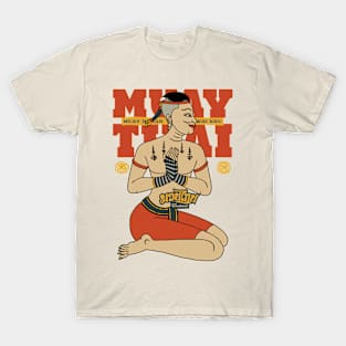 Classic Muay Thai Wai Kru Born to Fight T-Shirt
